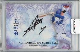 【裏面右角若干白欠けあり】2022 BBM 中日ドラゴンズ 根尾昂 直筆サインカード【08/23】