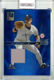 2004 Donruss Elite Don Mattingly/ Jason Giambi Passing The Touch Game-Used Jersey relic Blue【02/50】 New York Yankees