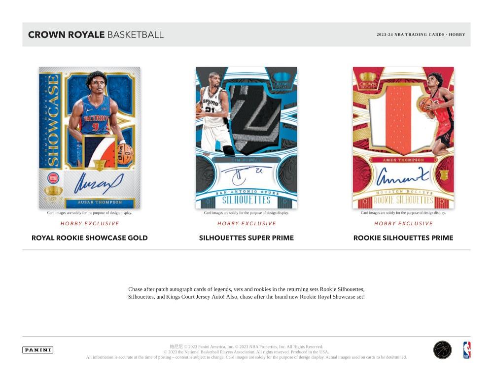 ミントモール / MINT-WEB店 (ボックス通販) / NBA 2023-24 PANINI CROWN ROYALE HOBBY