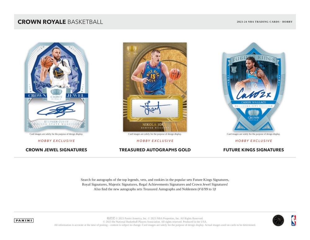 ミントモール / MINT-WEB店 (ボックス通販) / NBA 2023-24 PANINI CROWN ROYALE HOBBY