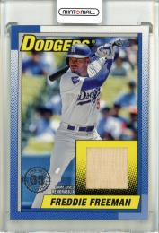 2025 Topps Series 1 Freddie Freeman Topps 1990 Game-Used Bat Relic Los Angeles Dodgers