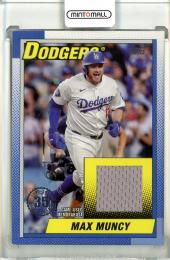 2025 Topps Series 1 Max Muncy Topps 1990 Game-Used Jersey Relic Los Angeles Dodgers