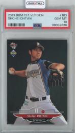 2013 BBM 1ST VERSION 大谷翔平 レギュラーカード #183【PSA10】 北海道日本ハムファイターズ