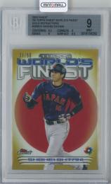 2023 TOPPS FINEST Shohei Ohtani 2000 Topps Finest World’s Finest Gold Refractors【31/50】【BGS9】 JAPAN