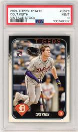 2024 Topps Update Colt Keith Vintage Stock【51/99】【PSA9】 Detroit Tigers