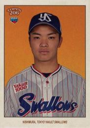 2023 TOPPS 206 NPBプロ野球 #198 西村瑠伊斗(ヤクルト) レギュラーカード RC
