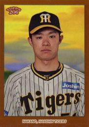 2023 TOPPS 206 NPBプロ野球 #112 中野拓夢(阪神)【Brown Border/パラレル版】レギュラーカード