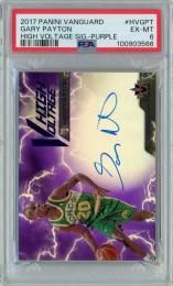 2017-18 PANINI Vanguard Gary Payton High Voltage Signature Purple #HVGPT 25枚限定【19/25】【PSA6】《Excellnt MINT》Seattle Supersonics