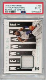 2020-21 PANINI Noir Anthony Edwards New Wave Jerseys #AED 99枚限定【67/99】【PSA6】《Excellnt MINT》Minnesota Timberwolves