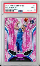 2019-20 Panini Certified Luka Doncic #21 Mirror Camo【21/25】【PSA9】 Mavericks