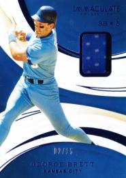 2020 PANINI Immaculate Collection Baseball George Brett Base Blue 15枚限定 /2