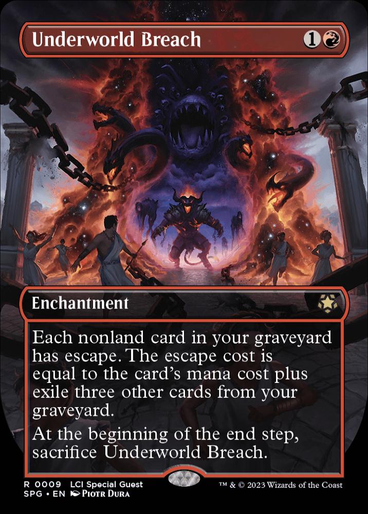 MTG 死の国からの脱出 拡張アート英語版FOIL MTG 死の国からの脱出/Underworld Breach THB 英 拡張アート版