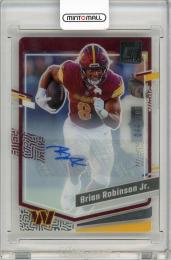 2023 Clearly Donruss Brian Robinson Jr Autograph【44/200】 Washington Commanders