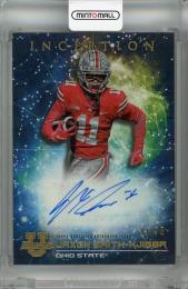 2022-23 Bowman University Inception Multi-Sport Ohio State Jaxon Smith-Njigba Primordial Prospect Autographs Blue #PMP-JS(パラレル版) 39/75