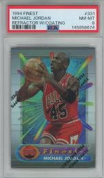 1994-95 Topps Finest Michael Jordan Refractors #331 【PSA8】 Chicago Bulls