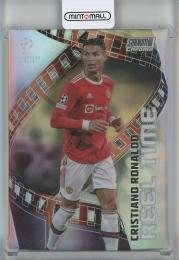 2021-22 Stadium Club Chrome UEFA Champions League Cristiano Ronaldo Reel Time #RTCR Manchester United