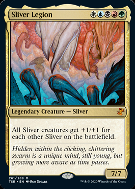 スリヴァー軍団/Sliver Legion Foil ジャッジ イベント配布》【FOIL】【英】スリヴァー軍団/Sliver Legion[金P