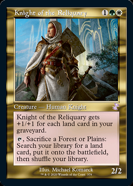 【Foil】聖遺の騎士/Knight of the Reliquary 日本語版 Foil】聖遺の騎士/Knight of the Reliquary 日本語版 - メルカリ