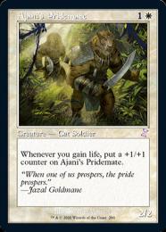 【TSR】【ENG】【Foil】《アジャニの群れ仲間/Ajani's Pridemate》旧枠版