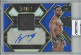 2023 Panini Select WWE  Austin Theory Autographed Memorabilia/Blue Prizms Parallels 26/35