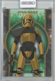 2022 Topps Star Wars Masterwork  Commander Pyre Base #76 Green Parallels 96/99