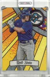 2023 Bowman Draft Chicago Cubs Matt Shaw Stained Glass
