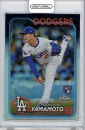 2024 TOPPS Chrome Yoshinobu Yamamoto #18 Los Angeles Dodgers