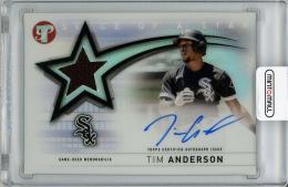 2022 TOPPS Pristine Tim Anderson Autograph & Game Used Memorabilia