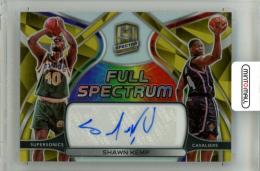 2021-22 Panini Spectra Shawn Kemp #FSS-SKP Full Spectrum Signature Gold Parallel【08/10】 Cavaliers
