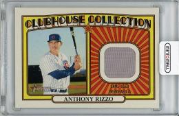 【表面右下角若干難あり】2021 TOPPS Heritage Anthony Rizzo Game Used Memorabilia