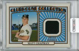 2021 TOPPS Heritage Matt Chapman Game Used Memorabilia