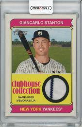 【表面上側若干難あり】2023 TOPPS Heritage Giancarlo Stanton Game Used Memorabilia
