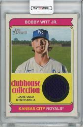 2023 TOPPS Heritage Bobby Witt Jr. Game Used Memorabilia