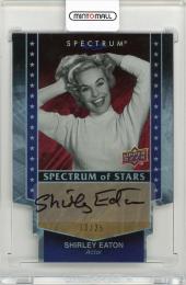 2008 UPPER DECK Spectrum Spectrum of Stars Signatures Die Cut #SE Shirley Eaton 【13/25】