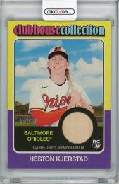 【表面若干難あり】2024 TOPPS Heritage Heston Kjerstad Game Used Memorabilia (RC)