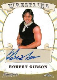 2016 LEAF Signature Series Wrestling  Robert Gibson Autograph