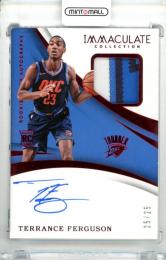2017-18 Panini Immaculate Collection Terrance Ferguson #105 Rookie Patch Autograph Red Parallel【25/25】《ラストナンバー》 Thunder