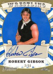 2016 LEAF Signature Series Wrestling  Robert Gibson Autograph 3/50