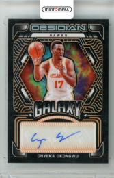 2021-22 Panini Obsidian Onyeka Okongwu #GA-ONY Galaxy Autograph Orange Parallel【39/50】 Hawks