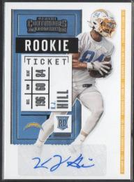2020 Panini Contenders Los Angeles Chargers K.J.Hill #223 Rookie Ticket Autographs