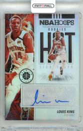 2019-20 Panini Hoops Louis King #HS-LKI Hot Signatures Rookie Pistons