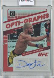 2022 Panini Donruss Optic UFC  Deiveson Figueiredo Opti-Graphs/Red 13/49