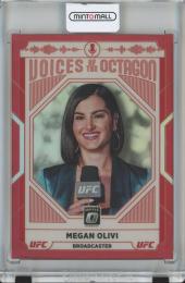 2022 Panini Donruss Optic UFC  Megan Olivi Voices of the Octagon/Red/#123 51/199