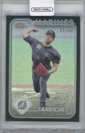 2024 TOPPS Chrome NPB #21 / 種市篤暉(千葉ロッテマリーンズ) Black Refractorsパラレルカード 【04/10】