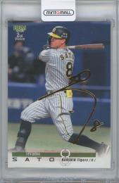 2023 BBM 2nd Version #528 / 佐藤輝明(阪神タイガース) 金箔サイン入りパラレルカード 【048/100】