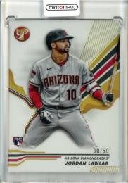 2024 Topps Pristine Jordan Lawlar #36 RC Gold Refractors【30/50】 Diamondbacks
