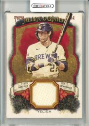 2024 Topps Allen & Ginter Christian Yelich #AGR-TC Allen & Ginter Relics Brewers
