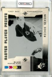 2004 Upper Deck SPx Richie Sexson #61 Master Player Prints Black【1/1】 Diamondbacks