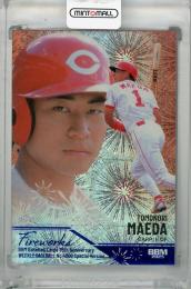 2025 BBM 35周年&週刊ベースボール4000号スペシャルバージョン 前田智徳 FIREWORKS ブルー箔版【011/100】 広島東洋カープ