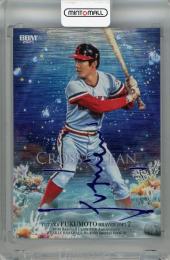 2025 BBM 35周年&週刊ベースボール4000号スペシャルバージョン 福本豊 CROSS OCEAN ロイヤルパープル箔サイン版【01/10 (1stナンバー)】 阪急ブレーブス